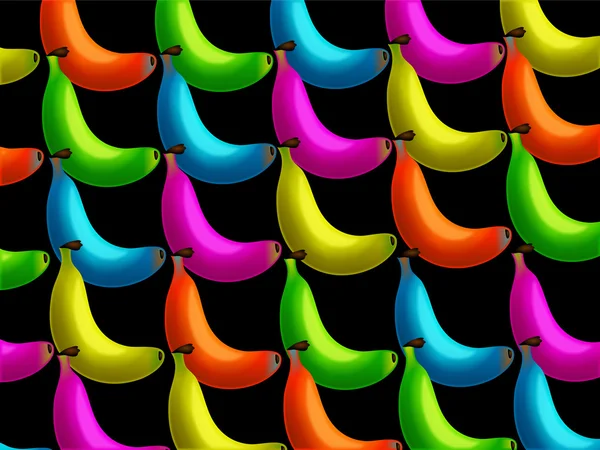 Muz düzgünce karşı siyah arka plan belirleme