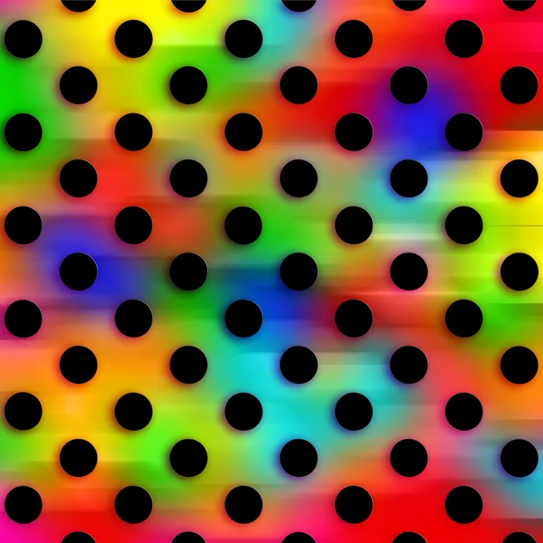 Renkli Polka Noktaları — Stok fotoğraf