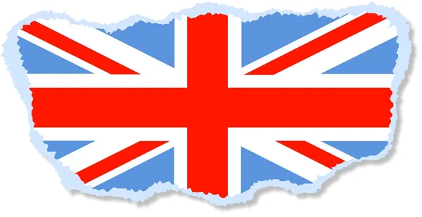 Grunge Britse vlag. — Stockfoto