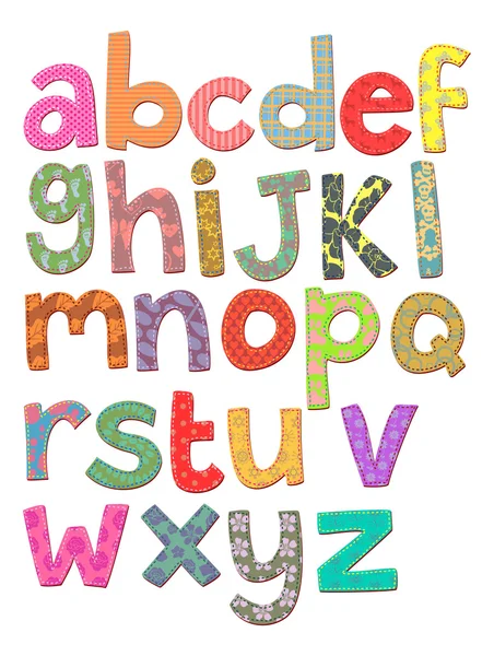 Lettres de l'alphabet — Image vectorielle