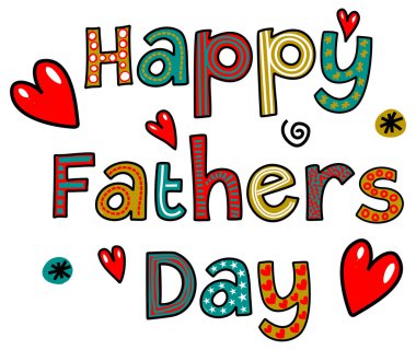 HAPPY FATHERS DAY. clipart