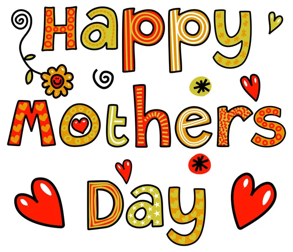 HAPPY MOTHERS DAY. — Stock Vector