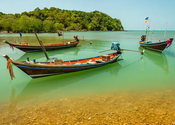 Longtail boats — Stock Photo, Image