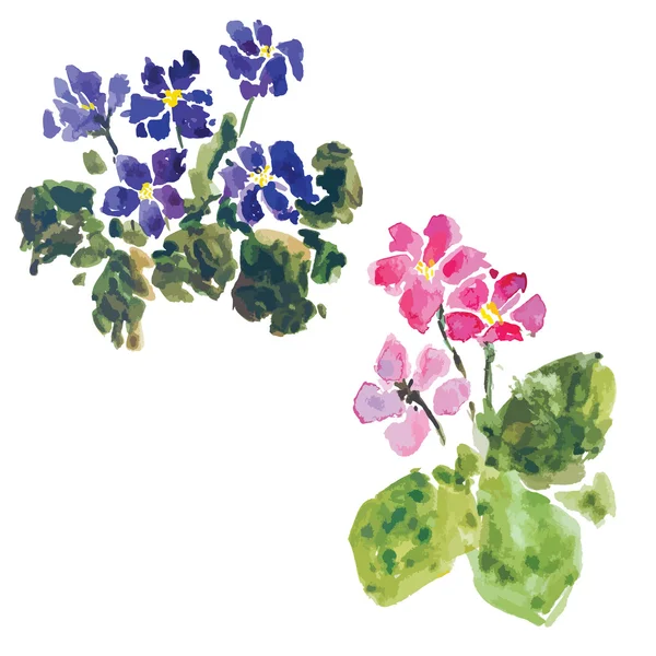 Blumen, Vektorillustration — Stockvektor