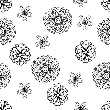 Çiçekler, vektör çizim