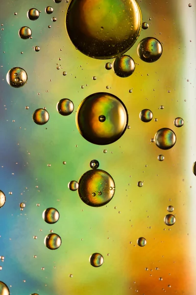 Rainbow effect oil and water abstract — Stock Photo, Image