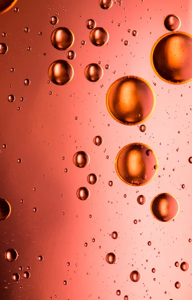 Metallic red oil and water abstract — Stock Photo, Image