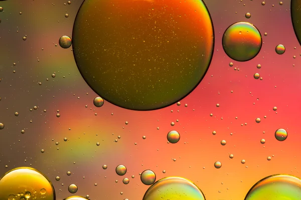 Rainbow effect oil and water abstract background — Stock Photo, Image