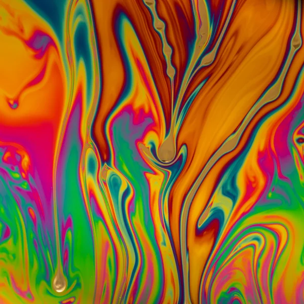 Çok renkli psychedelic soyut