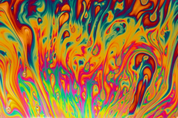 Многоцветная психоделическая абстракция — стоковое фото