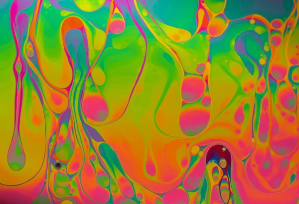 Çok renkli psychedelic soyut