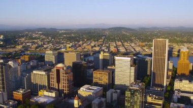 Şehir Portland görünümünü