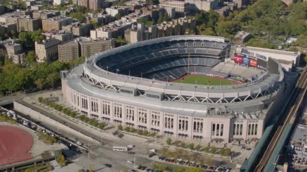 Schot van yankee stadion — Stockvideo