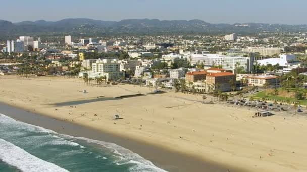 Santa Monica Beach — Stockvideo