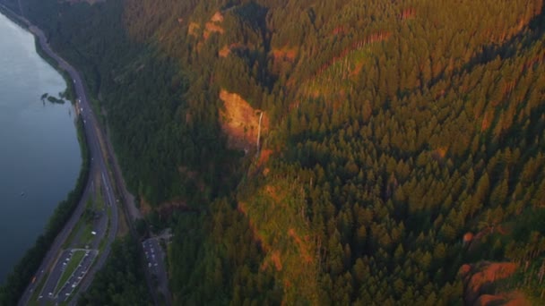 Tournage des chutes Multnomah 