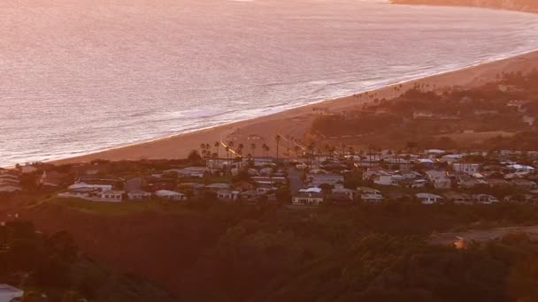 California at sunset — Stock Video