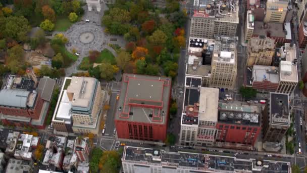 Нью-Йоркські міські будівлі — стокове відео