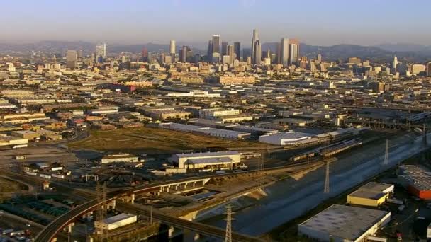 Лос-Анджелес утром — стоковое видео