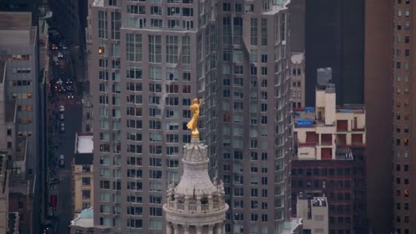 Edificio Municipal de Manhattan — Vídeo de stock