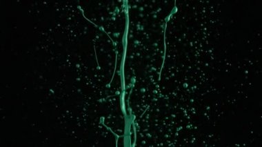 Yeşil boya splattering