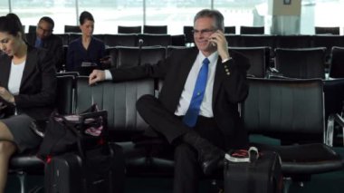 Havaalanında iş adamları