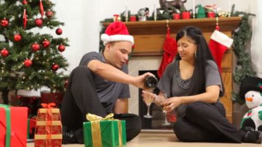 Erkek ve kadın Noel