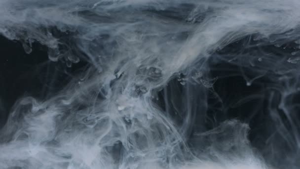 Smoke on black background — Stock Video