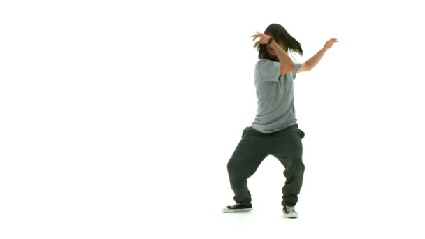 Hip hop ballerino — Video Stock