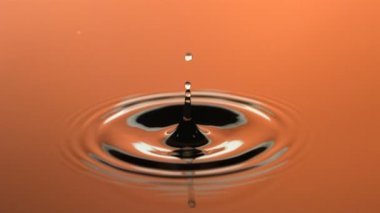 Düşen damlacık su