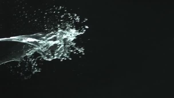 Water splashing closeup — Stock Video