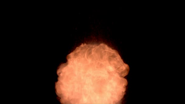 Fireball explosie close-up — Stockvideo