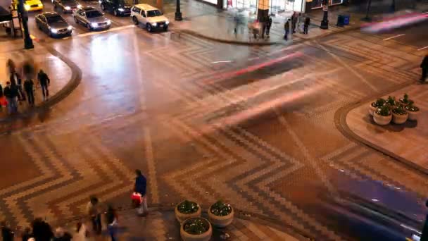 Ocupado Seattle Street — Vídeo de Stock