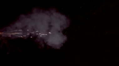 Havai fişek closeup duman