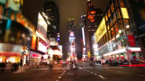 Times square provoz — Stock video