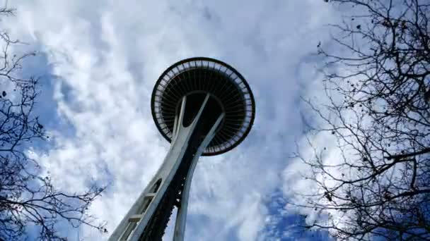 Agulha do espaço de Seattle — Vídeo de Stock