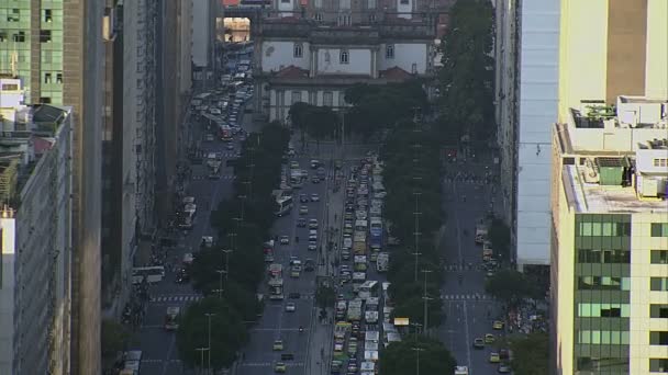 Straat in Rio de Janeiro — Stockvideo