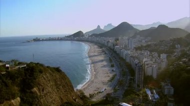 Copacabana sahilinden görünümü