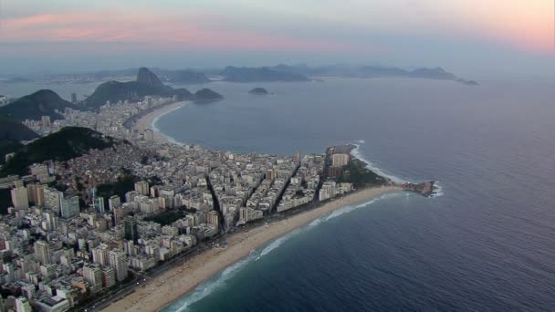Praias de Ipanema e Copacabana — Vídeo de Stock