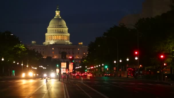 Edificio Capitolio de Estados Unidos — Vídeos de Stock