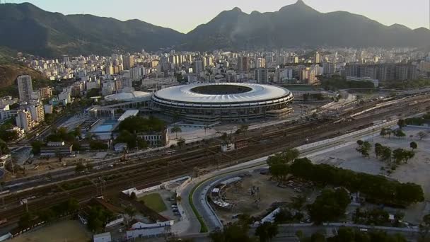 Maracana Stadium in Rio De Janeiro — Stock Video