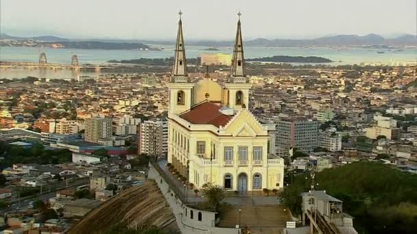 Igreja da Penha — Stockvideo