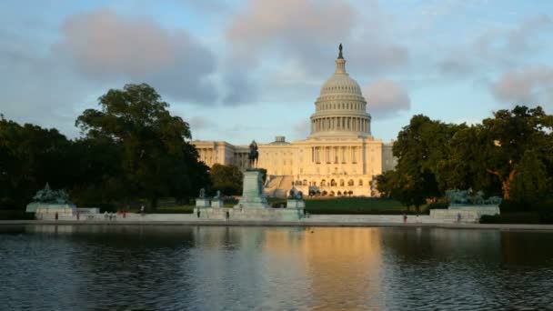Estadounidenses Capitol Building timelapse — Vídeos de Stock
