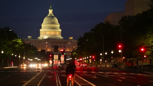 Edificio Capitolio de Estados Unidos — Vídeo de stock