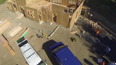 İnşaat alanında çekim