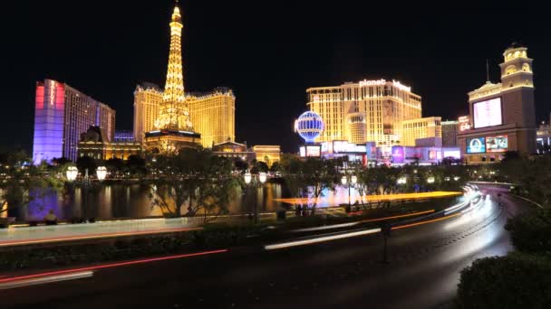 Skott av Las Vegas Strip — Stockvideo