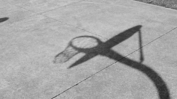 Баскетбол Хооп тінь — стокове відео