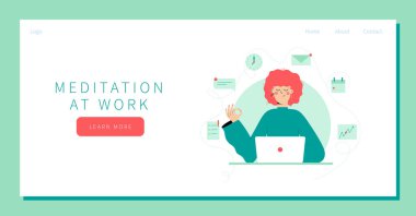 İş Kadını İniş Sayfasını Düşünüyor