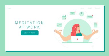 İş Kadını İniş Sayfasını Düşünüyor