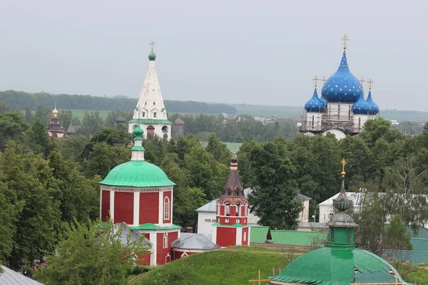 Vista Mosteiro Antigo Rússia — Fotografia de Stock