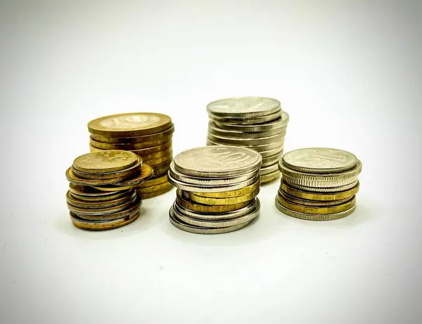 birkaç sikke yığını